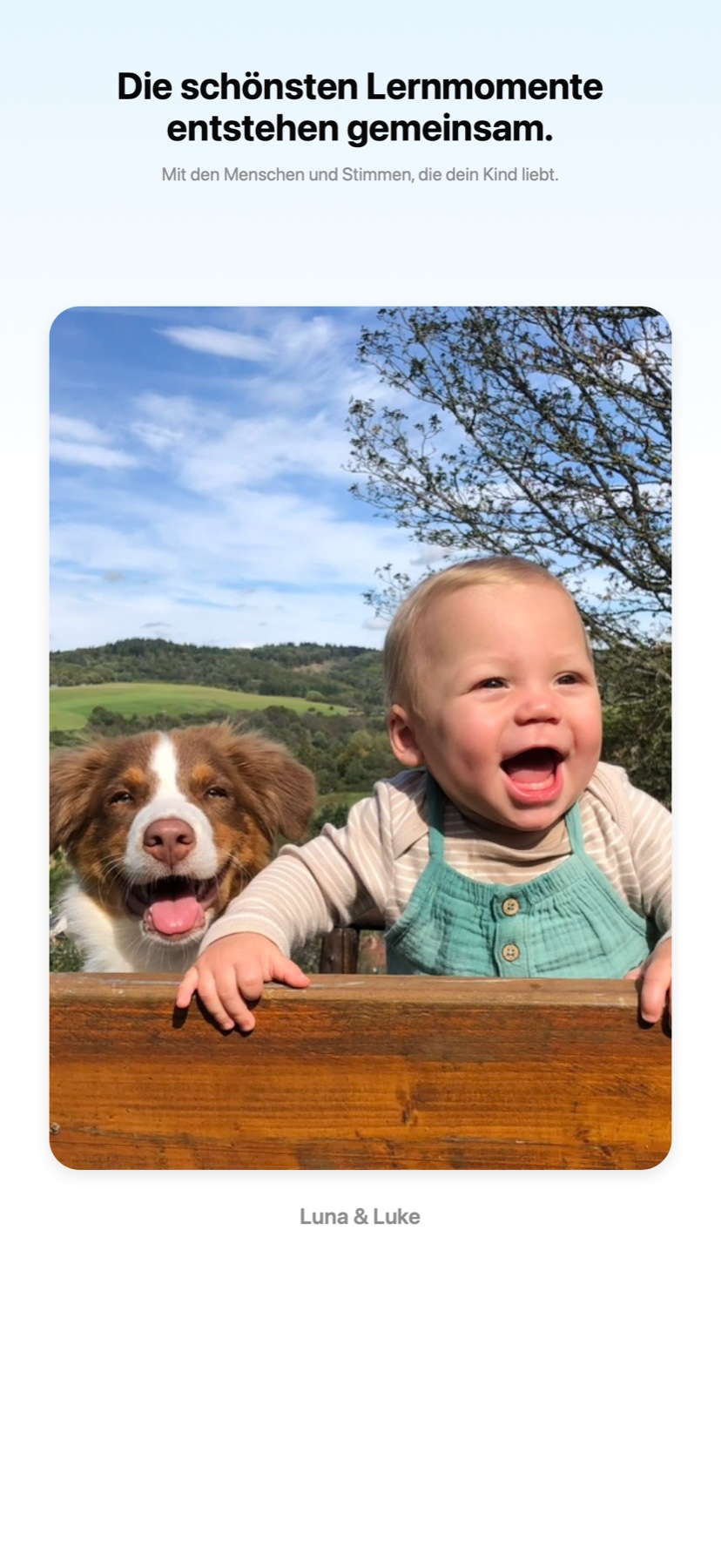 Luke und Luna entdecken gemeinsam die Welt