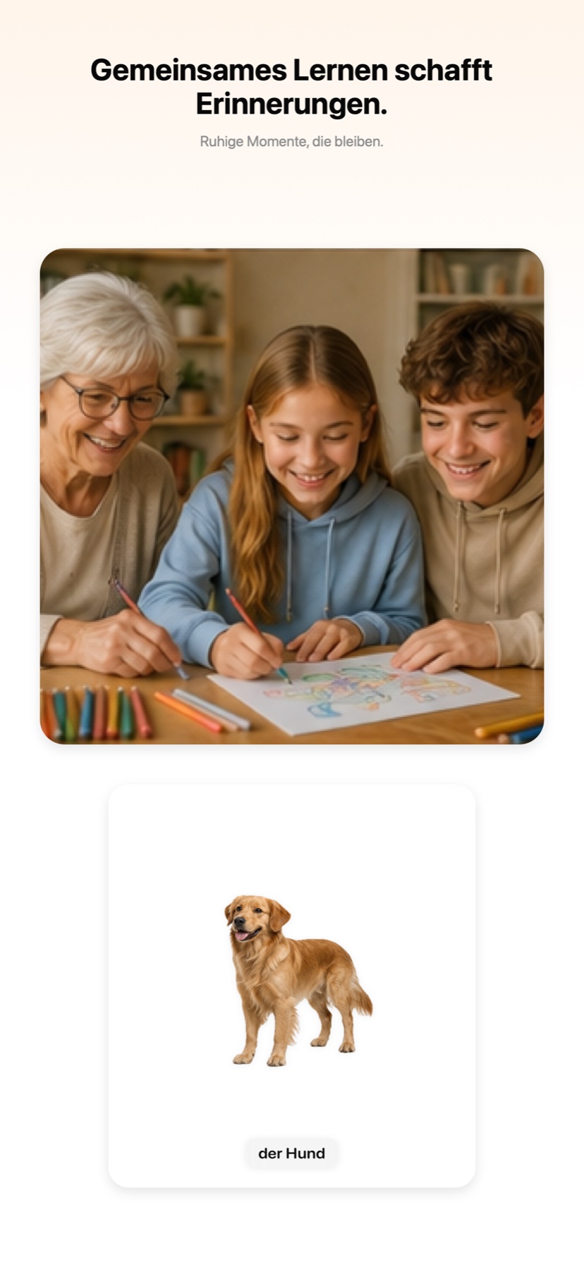Gemeinsame Lernzeit mit BabbbleBuddy